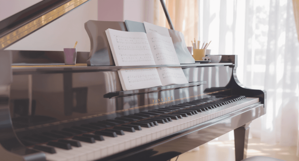 Piano lessons environment